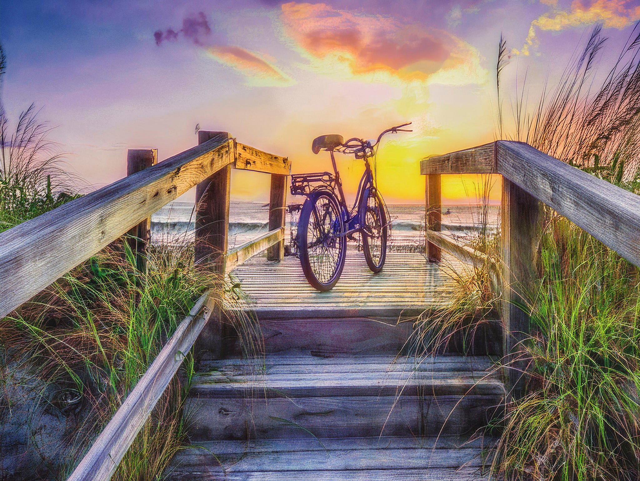 "Bicycle” Canvas Giclée