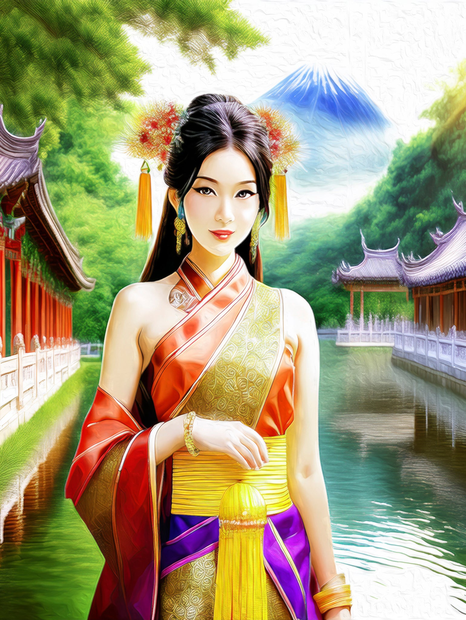 “China Girl” Paper Giclée