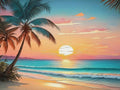 “Sunset Shore”  Paper Giclée
