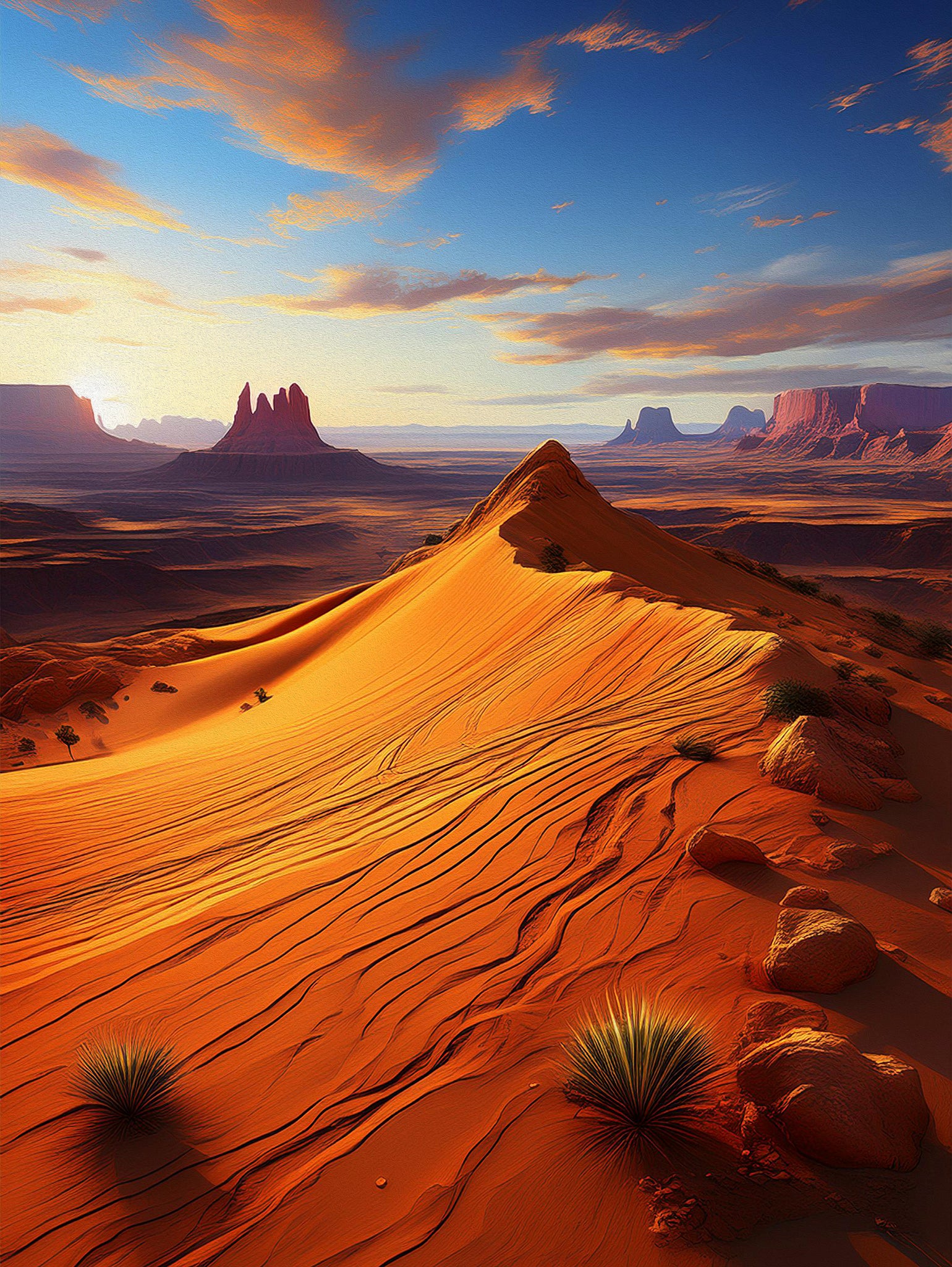 “Desert Mountain”  Paper Giclée
