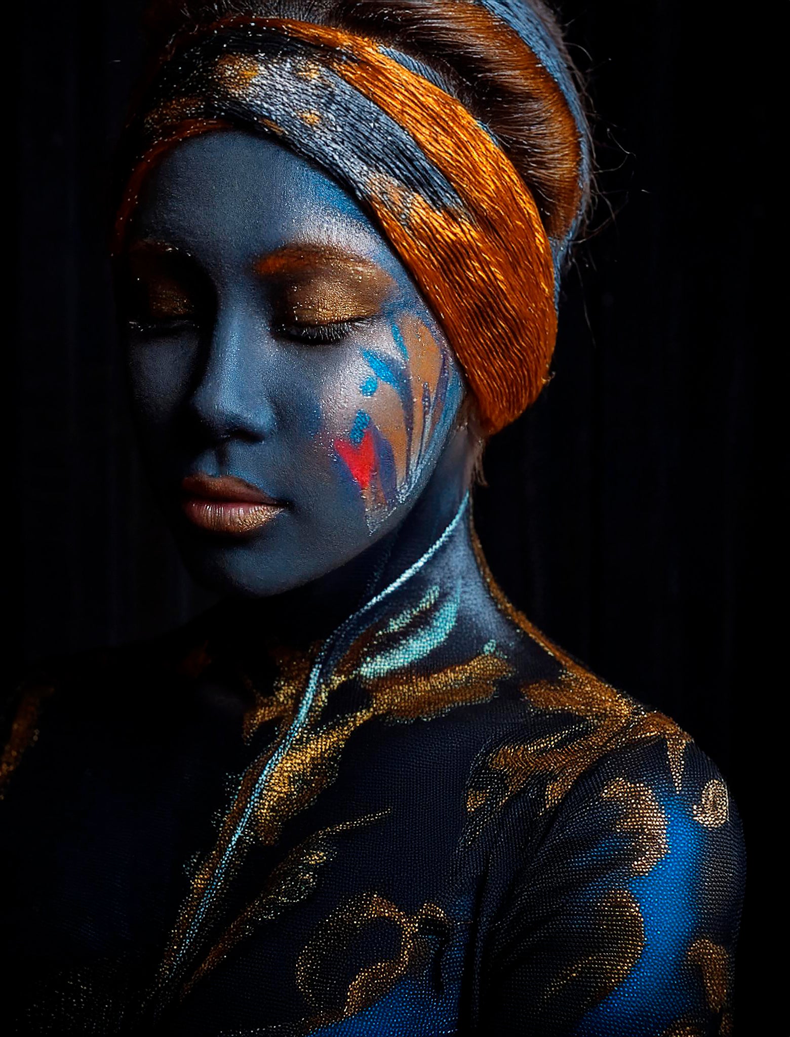 “Painted Face II” Canvas Giclée
