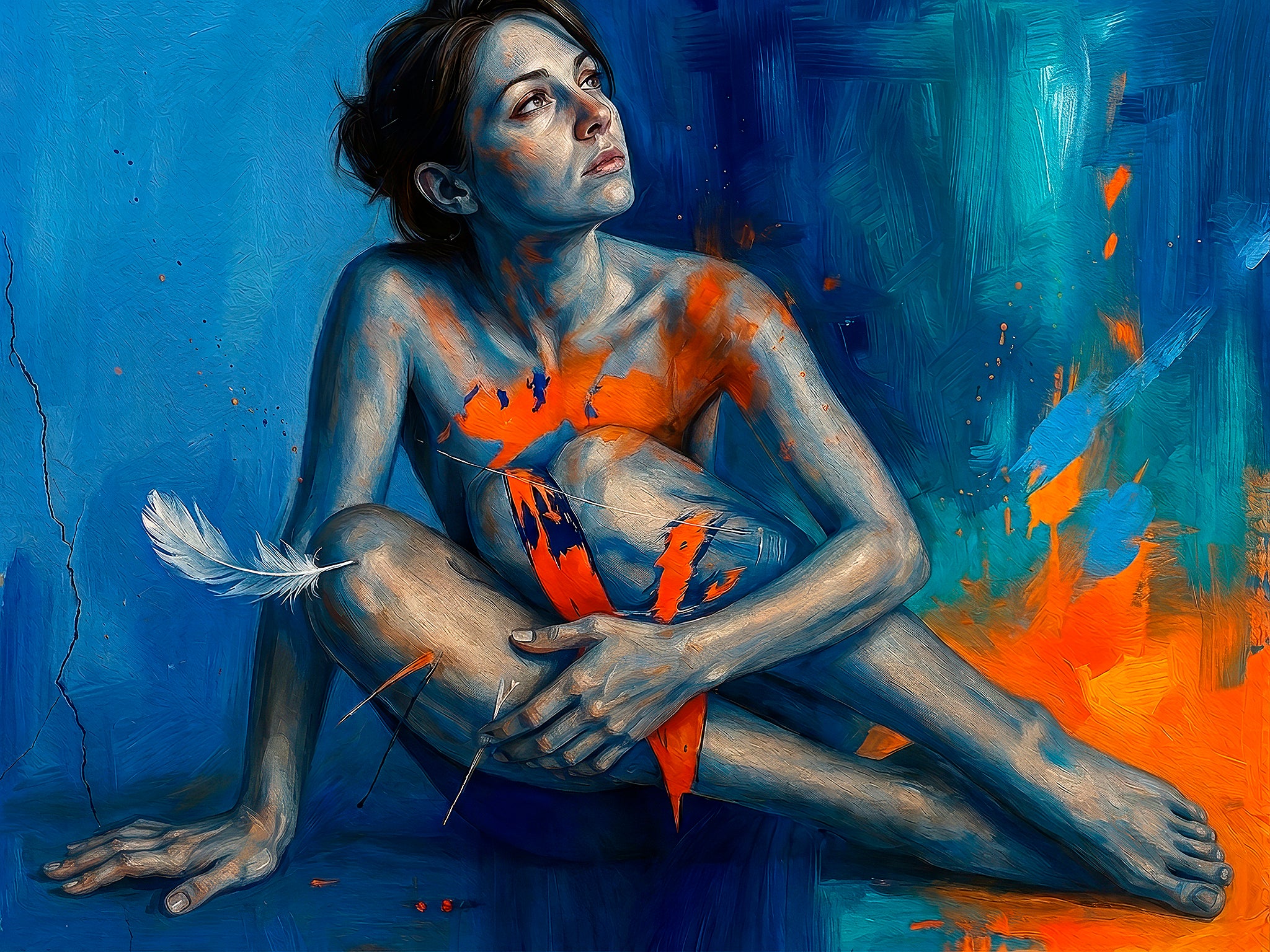 “Quiet Embrace”  Canvas Giclée
