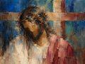 Jesus Abstract Canvas Giclée