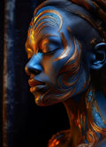 "Painted Face I” Canvas Giclée