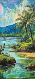 ”Still Tropics” Canvas Giclée
