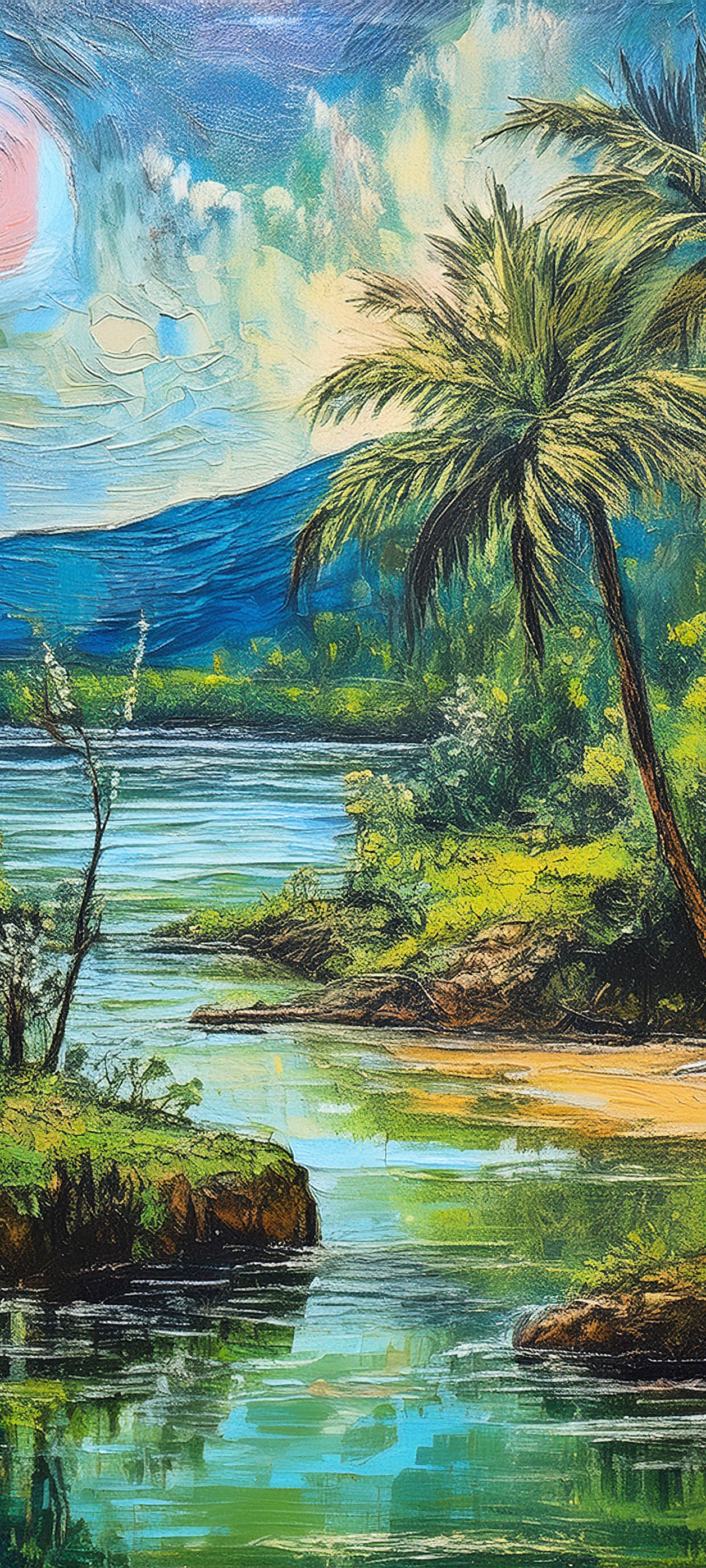 ”Still Tropics” Canvas Giclée
