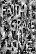Faith Grace Love — Black & White